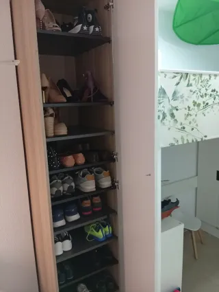 Armario Pax Blanco y Madera