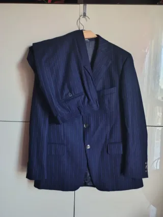 Abito Lardini Lana Loro Piana Blu