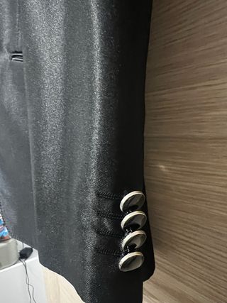 Traje negro completo hombre con chaleco