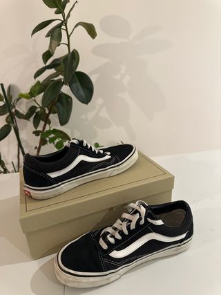 Vans Old Skool Negras Tela