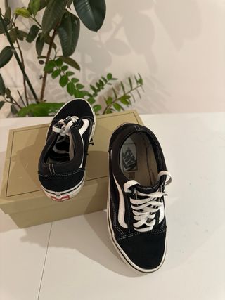 Vans Old Skool Negras Tela