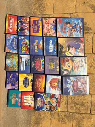 Lote 20 Películas Infantiles Disney DVD