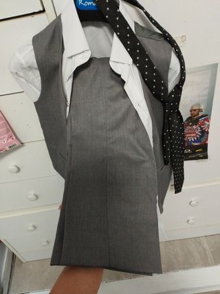 Traje de chaqueta gris