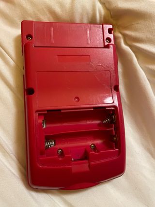 Nintendo Game Boy Roja con tres juegos y camara