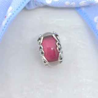 CHARM MURANO ROSA CORAZONES
