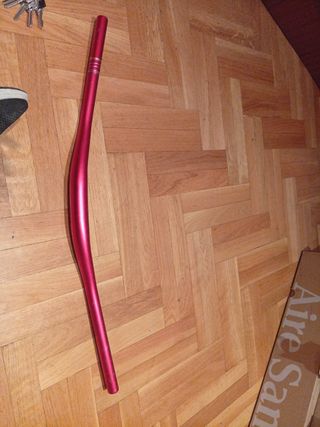 Manillar Lunje Aluminio Rojo 720mm