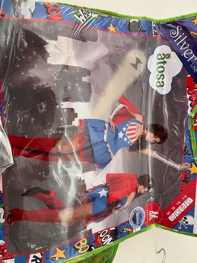 Disfraz Capitana América Talla M