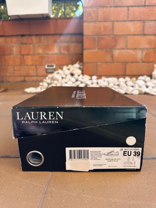 Zapatillas Polo Ralph Lauren Piel Blancas Talla 38
