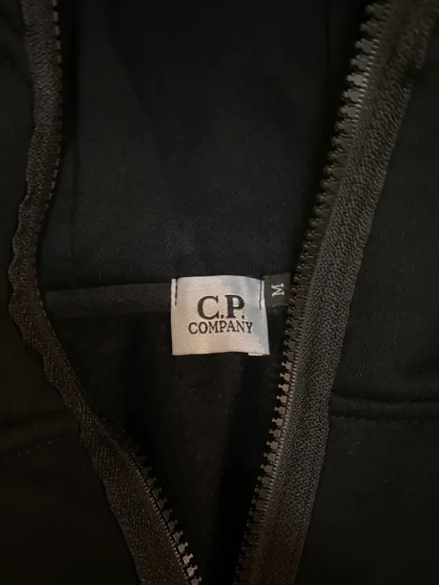 Sudadera C.P. Company Negra con Gafas