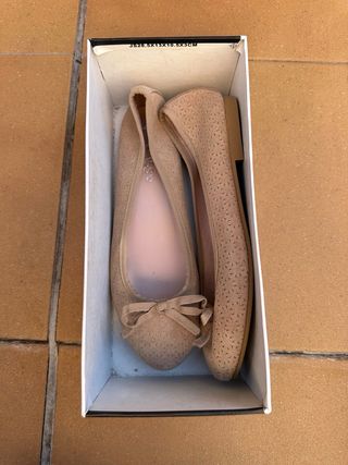 Bailarinas beige El Corte Inglés