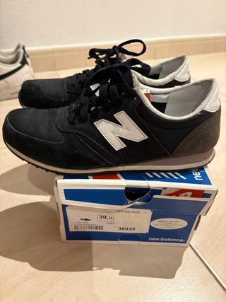 Zapatillas New Balance 420 unisex  39.5 Negro/Gris