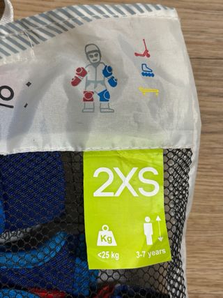Protecciones niño 2XS rodilleras coderas muñequera