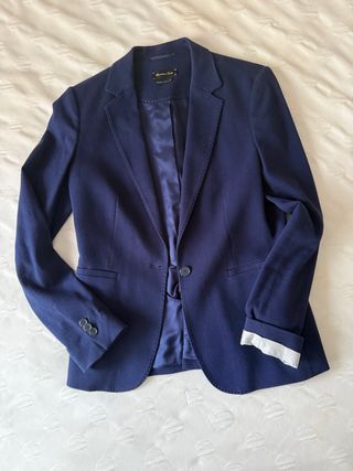 Americana azul Massimo Dutti