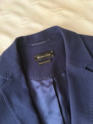 Americana azul Massimo Dutti