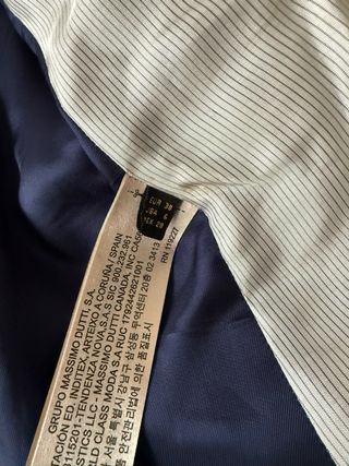 Americana azul Massimo Dutti
