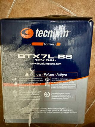 Batería Tecnim BTX7L-BS 12V 6Ah
