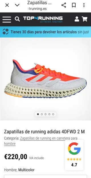 Adidas 4DFWD 2 M Zapatillas Running Hombre