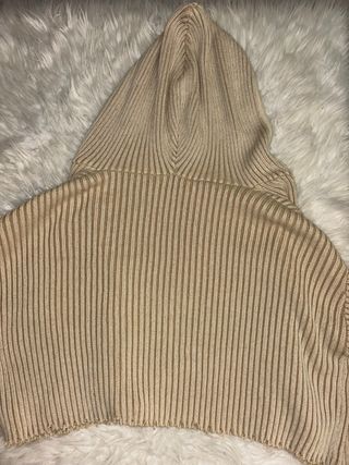 Cárdigan Zara Beige Mujer