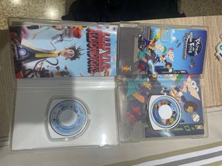 Juegos PSP Phineas y Ferb y Lluvia de Albóndigas