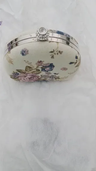 Bolso de mano floral