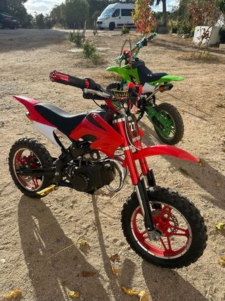 Mini Moto Cross Roja y Verde