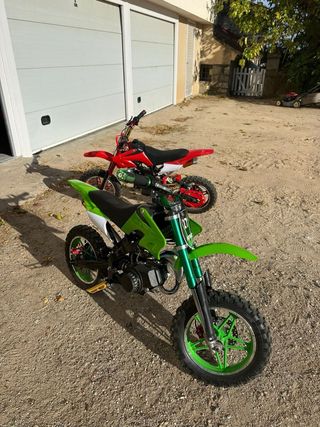 Mini Moto Cross Roja y Verde