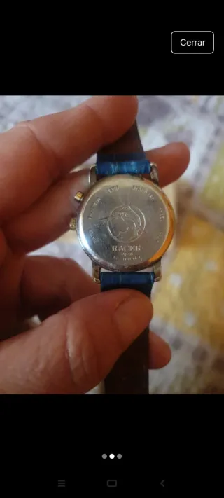 Reloj Racer Dorado y Negro