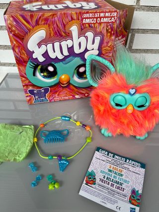 Furby Interactivo Naranja y Turquesa