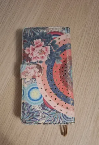 Billetera monedero mujer floral