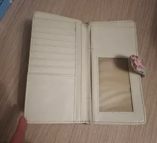 Billetera monedero mujer floral