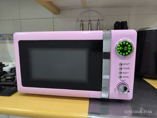Microondas Rosa Jocel 20L con caja
