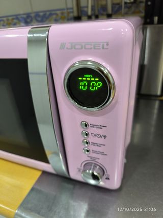 Microondas Rosa Jocel 20L con caja