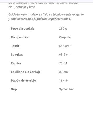 Raqueta Tenis Babolat Aero Rafa