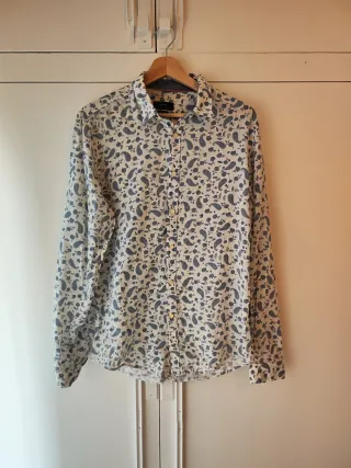 Camisa Zara Estampada Talla M