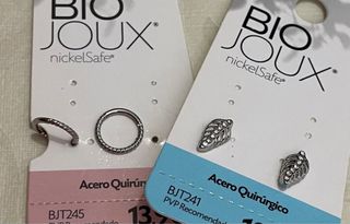 Pendientes BIO JOUX Acero Quirúrgico lote 2 pares