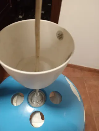 Lámpara infantil cielo azul y nubes
