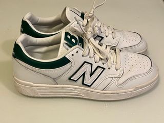 Zapatillas New Balance 480 Blanco/Verde. 