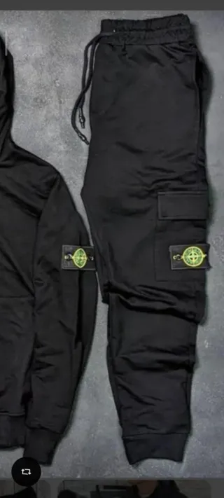 Chándal Stone Island Negro