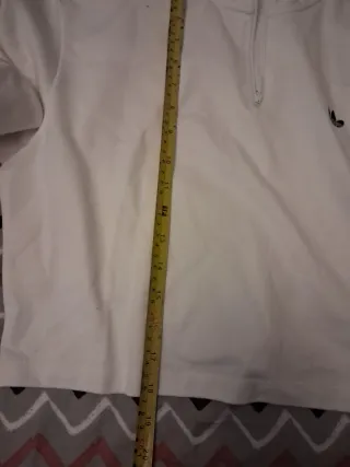 Sudadera Adidas Crop Top Blanca