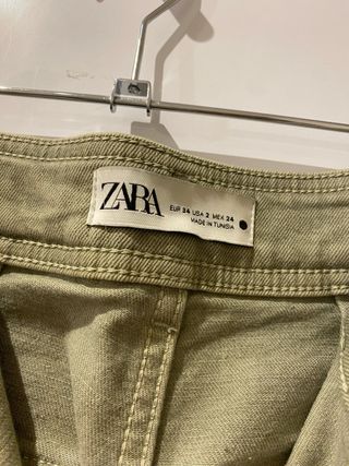 Pantalones cargo verdes