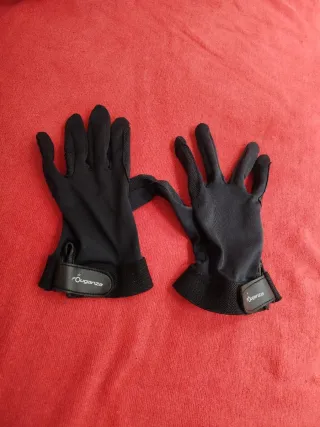 Guantes Hípica Fouganza Negros