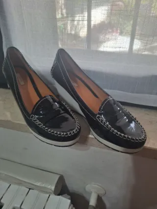 Scarpe eleganti con zeppa nere