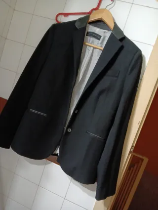 Americana Zara Woman Negra