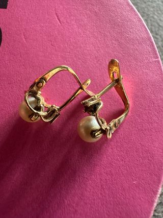 Pendientes Oro 750 con Perlas