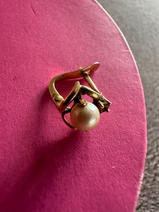 Pendientes Oro 750 con Perlas