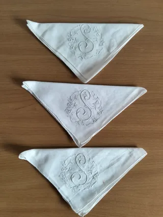Pañuelos bordados con S (3)