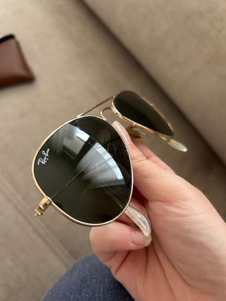Gafas de sol Ray-Ban Aviador Negro/Dorado