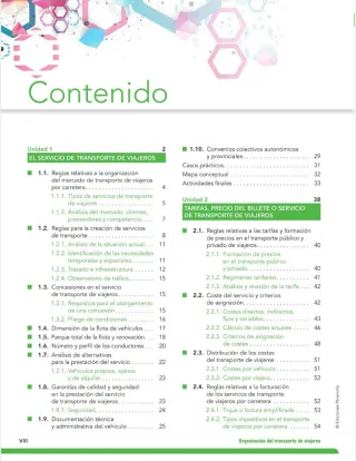 Organización del transporte de viajeros 