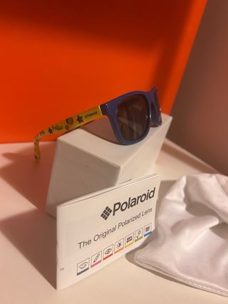 Gafas de sol Polaroid niño azul y amarillo