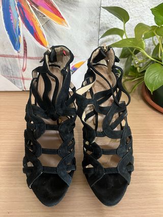 Sandalias de tacón alto Zara 37 para fiesta/boda